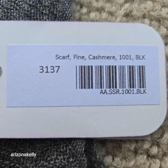 NWT Cashmere Plaid Lightweight Scarf FAIR TRADE Mary & Martha - Picture 7 of 11